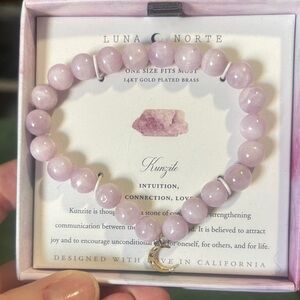 Luna Norte Lavender Kunzite Bracelet